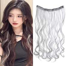 Fashion Color Party Highlights Clip On Wig For Women, Multi Color Multi Card Curly Hair, High Temperature Resistant Synthetic Wig, Suitable For Music Festivals, Carnival Parties, Halloween, Christmas