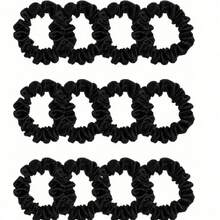 12 قطعة من أربطة الشعر المخملية الزرقاء، ربطات شعر، أربطة شعر مخملية، كرات شعر، للاستخدام اليومي، غسل الوجه، اكسسوارات شعر ذيل الحصان