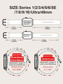 1pc Black Hat & Pumpkin Soft Elastic Breathable Comfortable Wristband Replacement Watch Band Compatible With Samsung, Huawei, Garmin, Honor Smartwatches, Compatible With Apple Watch 38mm 40mm 41mm 45mm 44mm 42mm 49mm, Fashionable Casual Multi-Color Silicone Watch Compatible With Samsung, Huawei, Garmin, Honor Smartwatches - Silicone Surface With Pattern Compatible With Huawei Watch 3/Galaxy, GT2/GT3 And Any Watch With 20/22mm Lugs