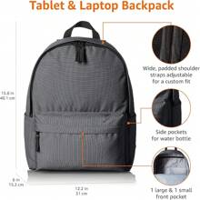Basics Classic Backpack - Grey - View 5