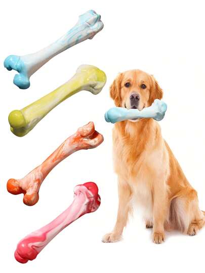 Indestructible Dog Chew Toys For Aggressive Chewers – Ultra-Tough TPR & Nylon Bones, Interactive Toys For Medium & Large Breeds, Perfect For Boredom & Outdoor Play