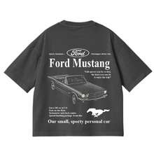 Playera Para Hombre 100% Algodón Cuello Redondo Modelo Carros Deportivos Clásicos, Unisex, Fresca y Cómoda - Gris plomo - Ver 2