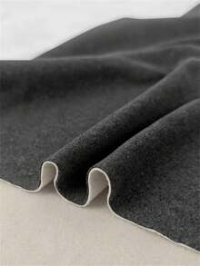 5pcs Plus Size Women's Thermal Fleece Lined Solid Color Seamless Double-Sided Velvet Warm Vest