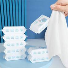 8pcs/Pack Daily Cleaning Wet Wipes, Adult Care Wet Tissues, Suitable For Outdoor, Travel, Students, Kitchen, Bathroom, Home, Picnic, Christmas