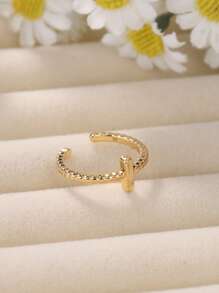 1PC/4PCS Gold Adjustable Toe Ring Set – Heart Cross Rose Paw Design Foot Jewelry For Women Summer Beach Style
