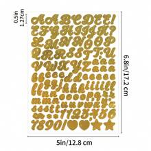 5/10 Sheets 0.5 Inch Letter Stickers For Water Bottle Scrapbook Mini Decor Alphabet Stickers Waterproof Vinyl Letter Stickers For Mailbox Label Book DIY