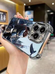 1 ốp lưng điện thoại in ảnh đôi theo yêu cầu, khung bạc, thiết kế chống rơi vỡ bằng túi khí, in UV độ phân giải cao, đáp ứng nhu cầu cá nhân hóa, tương thích với Apple 17 ProMax/16 ProMax/16 Pro/16 Plus/16/16E/15 ProMax/15 Pro/15/14 ProMax/14 Pro/14/11/11 ProMax/12/12 Pro/12 ProMax/13 ProMax/13 Pro/13, tương thích với Redmi, phiên bản quốc tế, không phải phiên bản nội địa. - Bạc - Xem 7