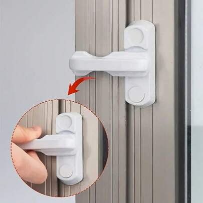 1/2/3 Pcs T-Shaped Window/Door Safety Lock, 180° Rotating Design, Easy To Switch