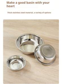 Tazón de acero inoxidable para gatos, tazón para perros, tazón para mascotas, suministros para mascotas, fácil de limpiar, forro para tazón de mascotas, comida para gatos, cuenco para comida de perros