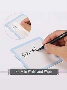 مغناطيسات قابلة للمسح الجاف، 6 حزم من الملاحظات اللاصقة المغناطيسية القابلة لإعادة الاستخدام، ملصقات مغناطيسية قابلة للمسح الجاف ملونة، ملصقات مسح جاف بحجم 4 * 4 بوصة مع قلم تحديد للسبورات البيضاء والثلاجات والخزانات وغيرها - مثالية للمكتب والفصل الدراسي والتذكيرات المنزلية - متعدد الألوان - مشاهدة 7