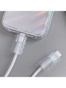 10 件 ABS 树脂线缆保护套：保护您的线缆免于断裂和断开，Apple 线缆保护套，兼容 18-20W 小头充电器，防止充电器断裂 - 彩色 - 查看 7