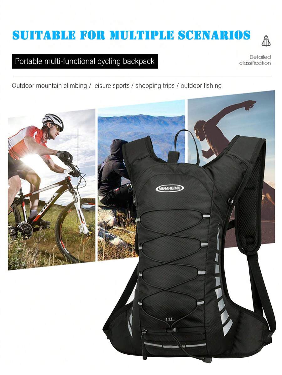 Outdoor Hiking Backpack, Waterproof Durable Lightweight Sports Backpack For Men And Women, Travel Cycling Bag With Large Capacity