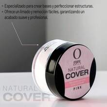 Polvo acrílico para uñas Cover Organic Nails 50g, alta calidad para manicura profesional, fácil de aplicar, acabado natural, larga duración, perfecto para salones y uso personal - Rosa - Ver 4