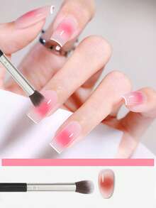 3 件套渐变美甲刷，渐变绘画专用工具，扎染效果指甲刷，初学者必备，手工美甲用品 - 彩色 - 查看 5