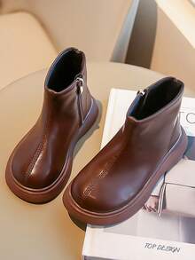 Children's Soft Bottom Anti-Slip Boots, British Style, Spring/Autumn New, Lightweight Anti-Slip Boots For Toddler Boys & Girls