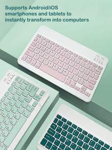 AKKHOO 鍵盤和鼠標套裝 - 藍色 - 查看 3