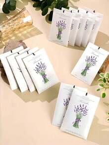 3/612pcs Lavender Sachet Drawer And Closet Air Freshener, Long-Lasting Sachet Drawer Deodorant Fresh Fragrance, Couple Home Fragranceparty Bag Fillergifts For Womenhouse Decor