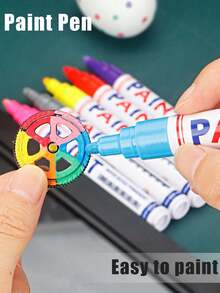 Waterproof Quick-Drying Non-Fading Paint Marker Pen For Furniture, Car Tire Repair And Retouch