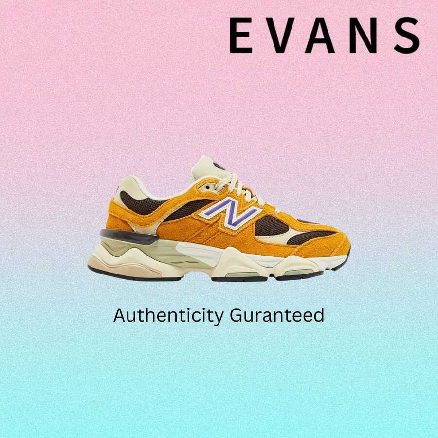 New Balance 9060 Butterscotch U9060SRB Women Fashion Sneakers New Vintage-Spring Summer-Inspired Running Shoes, Shock-Absorbing Comfort, Gym To Streetwear-Back To School - 奶油糖果/黑蘑菇 - 查看 1