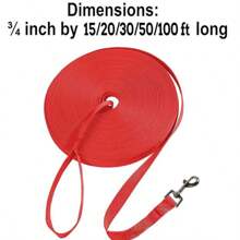 3m/5m/10m/15m/20m Extended Pet Leash, Wide Dog Chain, Tracking Rope, Dog Training Rope, Specifically Designed For Large Dogs - Black - View 4