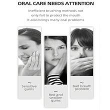 10 支家庭装牙刷，竹炭软毛牙刷，旅行携带，颜色随机 - 彩色 - 查看 7