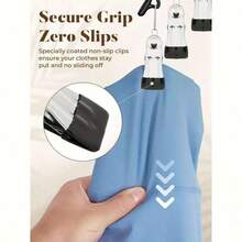 2PCS Black Metal Leggings Hangers With 20 Clips - Space-Saving Closet Organizer For Yoga Pants, Skirts, And More - Durable Carbon Steel Design, No Assembly Required, Perfect For Small Spaces Like Dorms And Bedrooms, Clothes Hangers - 2pack Dark Green - View 3