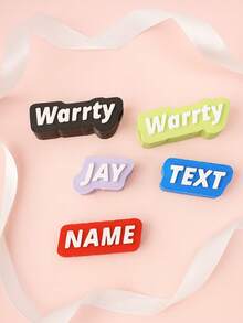 1 pezzo Protezione cavo personalizzata, testo con nome personalizzato, etichetta per caricabatterie 3D compatibile con iPhone, adatta per viaggio, scrivania o uso in ufficio - regalo unico con nome per compleanno, San Valentino, Festa della Mamma, Festa del Papà, anniversario, Natale, bomboniere, regalo per lei o lui - Multicolore - Visualizzare 3