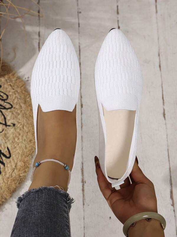 Bailarinas de mujer a rayas, zapatos de estilo chino con enrejado, de moda, para vacaciones, bohemios y casuales, tipo slip-on, con decoración de lazo, adecuados para uso casual, boda, fiesta, oficina, hogar, exterior, todas las estaciones