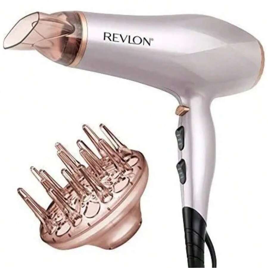 Secadora Salon Revl0n Tecnología Titanio con Difusor