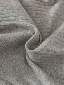 Bộ đồ liền thân dài tay có gân 6 món cho bé trai mùa xuân/thu, màu xanh nhạt, màu be, màu trắng, màu xám, màu đen, màu mơ, độ bão hòa thấp, kết cấu gân nhẹ nhàng và đa năng, thoải mái khi mặc hàng ngày, thích hợp cho các hoạt động của cha mẹ và con cái - Nhiều màu - Xem 3