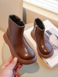 Children's Soft Bottom Anti-Slip Boots, British Style, Spring/Autumn New, Lightweight Anti-Slip Boots For Toddler Boys & Girls