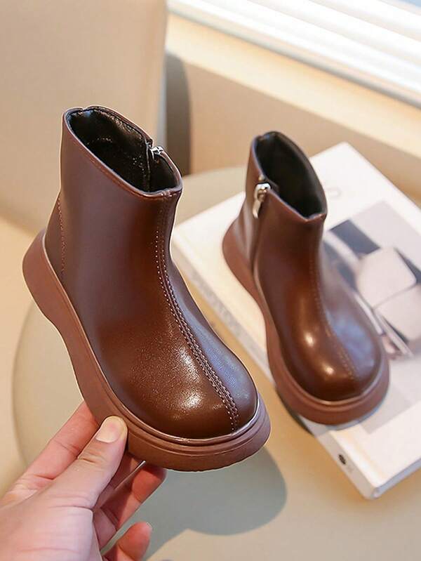 Children's Soft Bottom Anti-Slip Boots, British Style, Spring/Autumn New, Lightweight Anti-Slip Boots For Toddler Boys & Girls