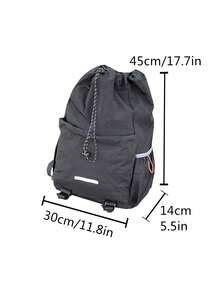 Backpack For Boys, Fashion Minimalist New Patchwork Design For Elementary, Middle, High School Students, College, Hiking, Travel Rucksack Large Capacity Bag - Multicolor - View 3