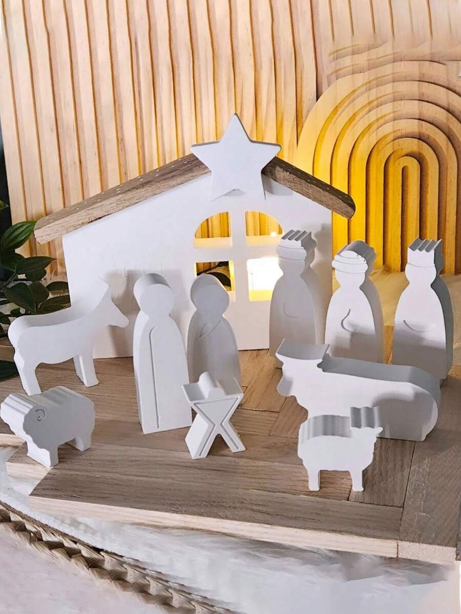 Set de 3 moldes de silicona para hacer adornos de oración, molde sencillo para decoración del hogar, molde de yeso para manualidades, molde de resina epoxi para fundición