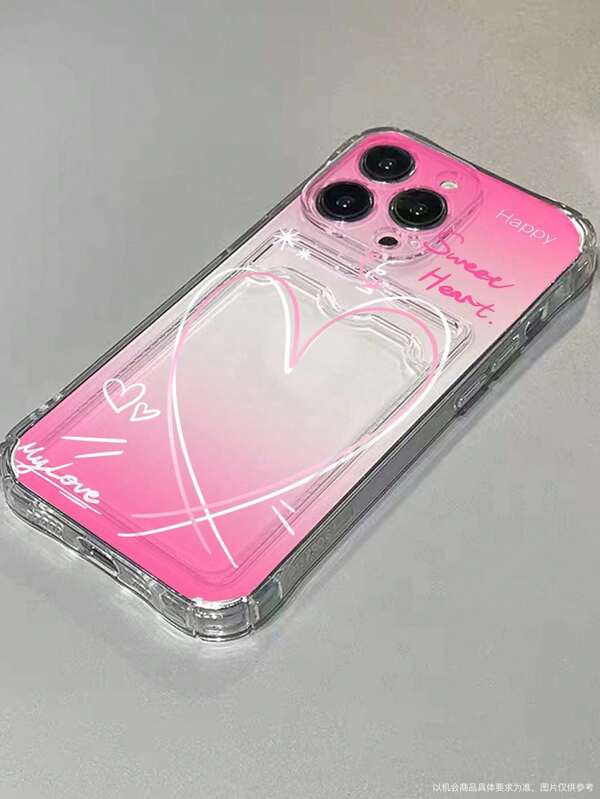 1pc Tie Dye Heart Design Phone Case Suitable For IPhone 14 Pro, 13, 11/12, 15 Plus, 14 Pro Max, 13, 12, 16 Series