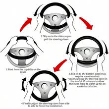 DTree And Life In Norse Steering Wheel Cover With 2 Car Coasters Non Slip Neoprene For Women Men Universal 15 Inch Stylish And Practical Set7001 - 4 - View 8