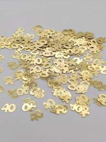 400 buc confetti de hârtie, decorațiuni confetti de hârtie aniversară pentru decorul de 40 de ani, decorațiuni de masă de ziua de naștere, confetti de hârtie