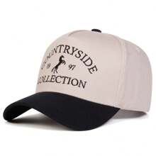 1pc Men's 1997 Cashmere Cowboy Trucker Hat, Personalized Letter Embroidery Baseball Cap, Streetwear Fashion Casual Hat For Spring, Autumn, Travel, Beach Vacation