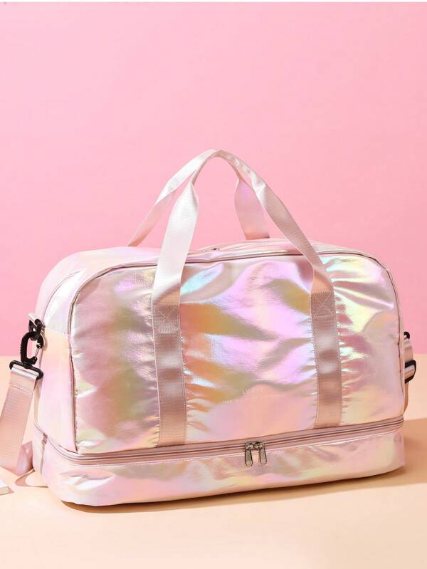 Colorful Multi-Pocket Large Capacity Waterproof Women Tote Bag Travel Luggage Bag