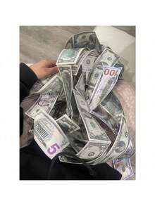 100 Pieces/Set Of Prop Coins, Realistic $20 Replicas, Suitable For Movie And Video Shooting, Board Games, Magic, Birthday And Wedding Party Decoration Atmosphere, Party Game Event Props, Ideal Gifts For Halloween And Thanksgiving Holidays - Multicolor - View 8