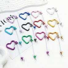 10pcs New DIY Jewelry Accessories Silicone Beads, Metal Beads, Keychain Buckle, Craft Toys For DIY Jewelry Making - Multicolor - View 2