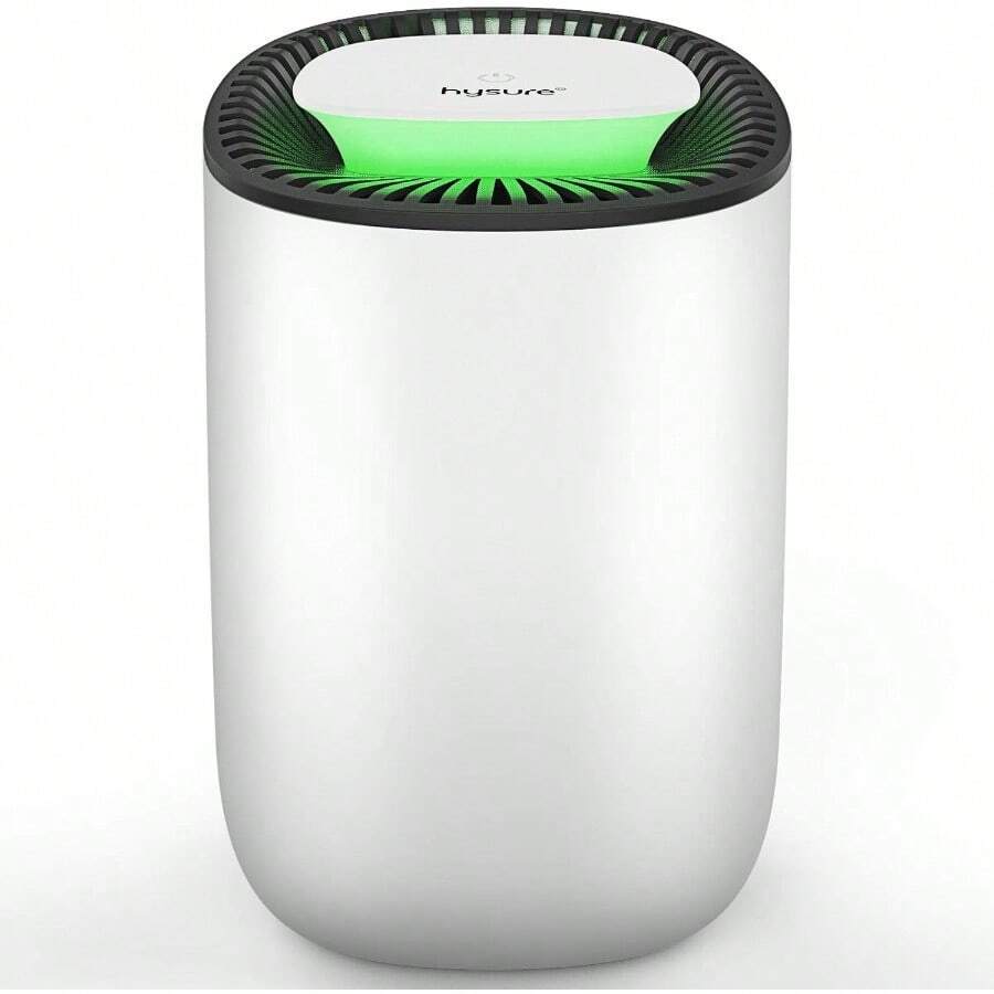DehumidifierHysure Quiet And Portable Dehumidifier Electric 600ml For Small Rooms Bathroom Bedroom Wardrobe Room Closet Crawl Space White