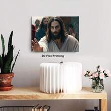 1pc 30*40cm(12x16inch) Canvas Print Modern Art Framed Painting Prayerful Peace Inspirational Poster Modern Elegant Canvas Painting Art Perfect Living Room Bedroom And Office Any Occasion Ideal Decorations.Stretched And Framed Ready To Hang.