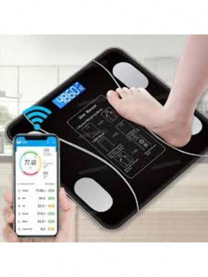 Balança Digital Corporal Inteligente Bluetooth | Bioimpedância, Gordura Corporal, até 180kg