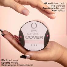 Polvo acrílico para uñas Cover Organic Nails 50g, alta calidad para manicura profesional, fácil de aplicar, acabado natural, larga duración, perfecto para salones y uso personal - Rosa - Ver 2