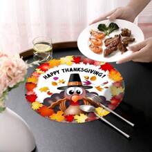 2 Stücke/4 Stücke/6 Stücke Truthahn Muster bedruckte Silikon Tischsets, Thanksgiving Dekoration, Thanksgiving Geschenk, geeignet für Esszimmertisch, Kaffeebar, ganzjährige Dekoration, waschbare Tischsets, Raumdekoration, Untersetzer, Abtropfmatten, Küchen- und Esszimmer Tischsets, Innen- und Außenbereich Party Dekoration, Wohndekoration, ideales Geschenk