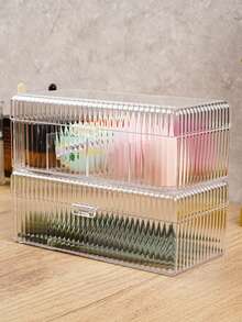 1pc Cosmetic Storage Box Dust-Proof Advanced Puff Makeup Egg Makeup Brush Powder Blusher Eye Shadow Pen Overlay Finishing Box Bag,Room Decor, Bags,Makeup Bag,Vanity,Travel,Make Up Bag,Travel Essentials,Organizer,Storage,Travel Essential,Makeup Organizer,Makeup Bags,Make Up Organizer,Organiser,Toiletry Bag,Desk Organiser,Cosmetic Bag,Makeup Pouch,Make Up Organize,Vanity Accessories,Make Up Pouch,Make Up Bags,Jewellery Box,Pouch,Makeup Brush Holder,Brush Holder,Perfume Organiser,Pouch Bag - Multicolor - View 6