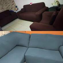 3PC Juego de Protector Cubre Sala Elástico Strech Fit.Juego de 3 Fundas Cubre Sala de Alta Calidad, Tejido Jacquard Elástico y Resistente, Diseño Elegante y Moderno para Sofás de 3 Piezas, Fácil Lavado y Mantenimiento, Protector de Sofá Duradero, Aporta Estilo y Comodidad a tu Sala, Fundas con Ajuste Perfecto y Adaptable a Diversos Modelos de Sofás, Protector Anti Manchas, Resistente al Desgaste y al Paso del Tiempo, Ideal para Hogares con Niños o Mascotas, Funda para Sofá de Fácil Instalación y Cuidado, Disponible en Varios Colores.Juego Completo: Incluye Protectores de Sofá de 1, 2 y 3 plazas.Juego de sofá de 3 piezas, funda de sofá, funda de sillón, funda de sofá doble elástica, funda de muebles antideslizante suave lavable, asiento individual (90-130 cm) asiento doble (140-170 cm) tres asientos (180-230 cm) ,Para proteger su muebles. - marrón café - Ver 11
