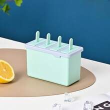 Molde para paletas de hielo de fácil liberación, fabricante de polos de hielo DIY, con tecnología de congelación utilizada, para polos de hielo caseros, molde de helado vertical de 8 cavidades, modelo de paletas de helado casero Accesorios y utensilios de cocina para Navidad