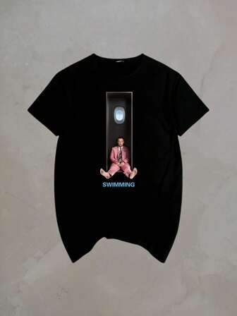 Fashion-Lil Skies Macs Millers Hiphop Street Hiphop Rap Rap Fashion Brand Summer Women's Short Sleeve T-Shirt High Quality Luxury Brand